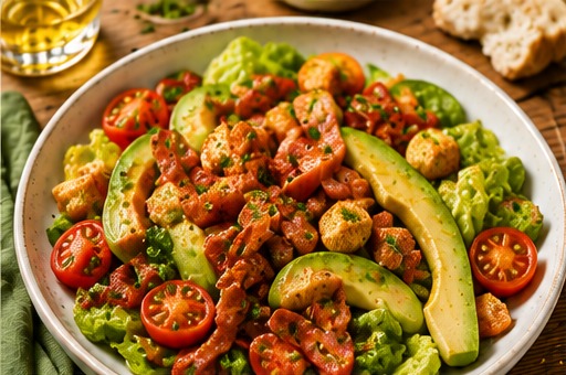 La BLT : lardons grillés, tomate & sucrine