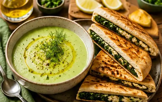 Gazpacho de concombre ultra-frais