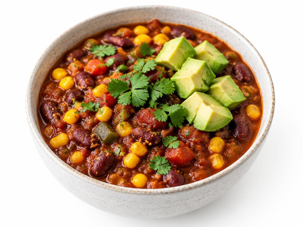 Chili sin carne & avocat